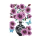 3D-Blumen Wandsticker