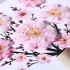 3D-Blumen Wandsticker