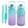Wasserflasche mit Flaschentasche