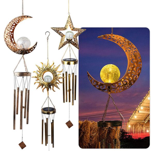 Solar-Windspiel, leuchtendes Windspiel