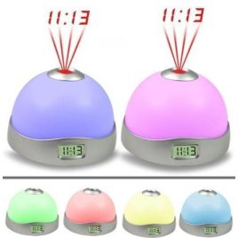 Magische Projektions-Tischuhr mit Nachtlicht