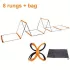 8-stufige Agility-Leiter