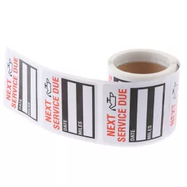 Ölwechsel-Erinnerungsaufkleber