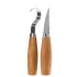 Holzschnitz-Set, 2 Stk.