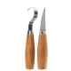 Holzschnitz-Set, 2 Stk.