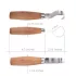 Holzschnitz-Set, 2 Stk.