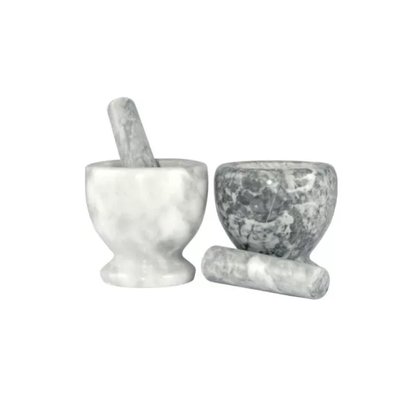 Mörser + Stößel Marmor 10 cm