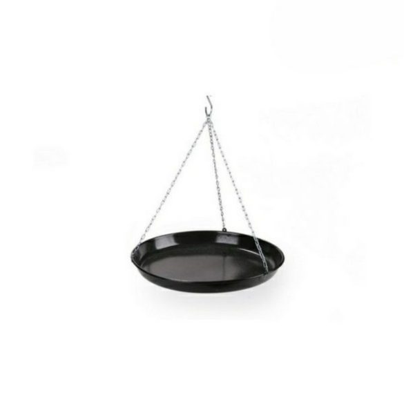 Fleckenbräter 42 cm emailliert, schwarz