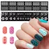 Nagel Dekorationsschablonen Sticker