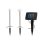 Pilzförmige Mini-LED-Solarlampe, 12er-Set