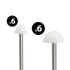 Pilzförmige Mini-LED-Solarlampe, 12er-Set