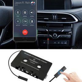   Bluetooth 5.0 Kassettenadapter für Telefon und Auto-CD-Player