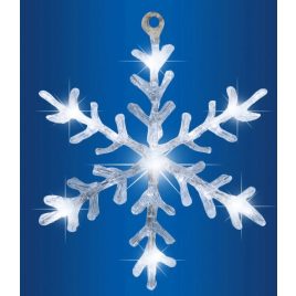 LED-Acryl-Schneekristall-Fensterdeko