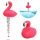 Flamingo-förmiges Wasserthermometer für Pools