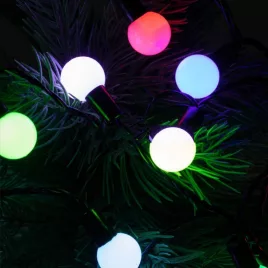 50 LED Kugel-Lichterkette