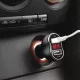 Kfz-Zigarettenanzünderadapter (2 x USB, mit Spannungs- und Strommesser)