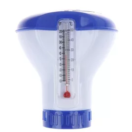 Schwimmender Chlortablettenspender - mit Thermometer