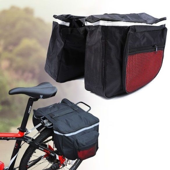 Doppelte Fahrradtasche