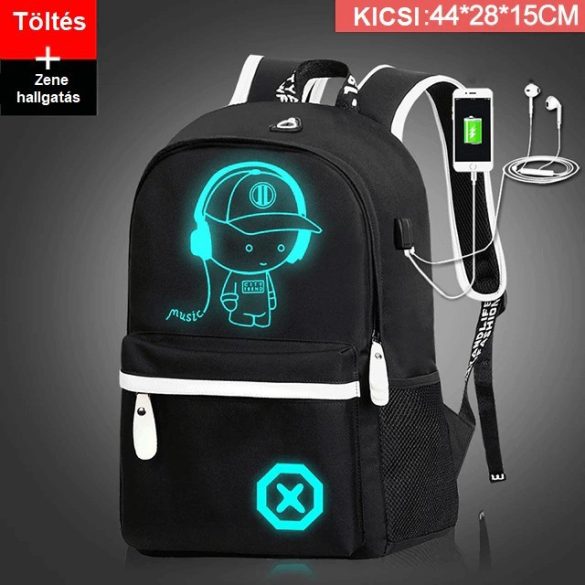 Leuchtender USB-Lade-Rucksack