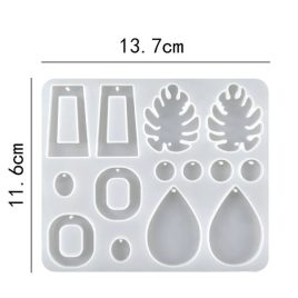 Silikon-Gießform für Ohrringe