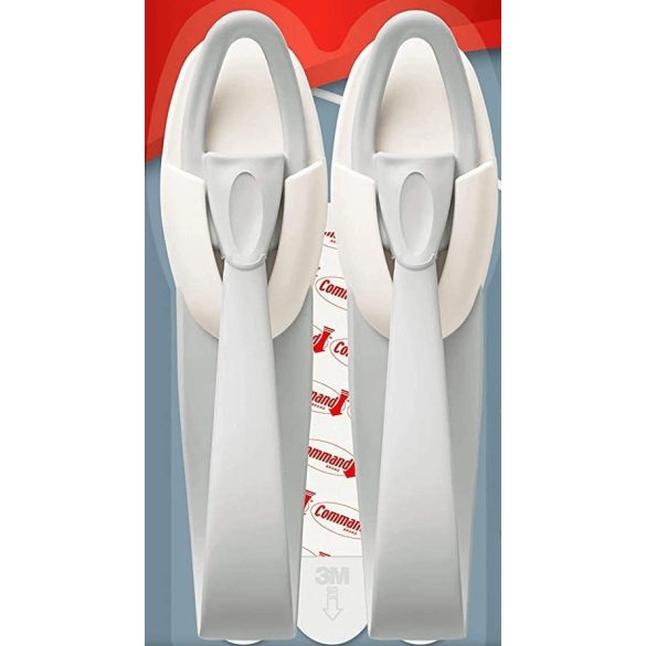 Selbstklebender weißer Kabelorganisator (2er-Set)