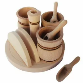 Gewürzhalter aus Holz + Serviettenhalter
