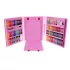 Künstler-Set in rosa Tasche, 208-teilig