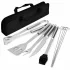 9-teiliges Grillwerkzeug-Set im Koffer