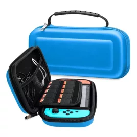 Nintendo Switch Tragetasche, blaue Aufbewahrungstasche