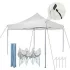 Faltbarer Gartenpavillon, 2,9x2,9 m
