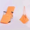 Tragbare Liege Strandtuch orange