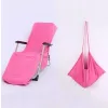Tragbarer Liegestuhl Strandtuch rosa