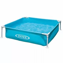 INTEX Metallrahmen-Kinderpool (122x122x30 cm)