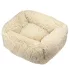 Flauschiges Haustierbett, Hundebett, Katzenbett (XS)