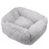 Flauschiges Haustierbett, Hundebett, Katzenbett (XS)