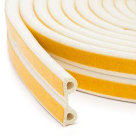 Selbstklebende Tür- und Fensterdichtung P-Profil, 6m