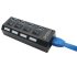 4-Port-USB-Hub mit Schaltern
