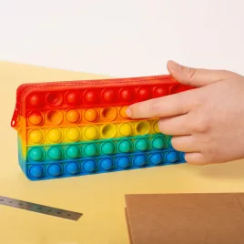 Silikon Pop-it Blasen Federmäppchen