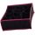 12-Fächer-Schubladenorganizer (schwarz-rosa)