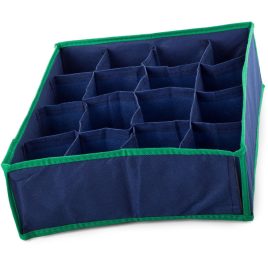 16-Fächer-Schubladenorganizer (blau-grün)