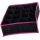 16-Fächer Schubladenorganizer (schwarz-rosa)
