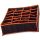 24-Fach Schubladenorganizer (braun-orange)