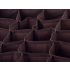 24-Fach Schubladenorganizer (braun-orange)