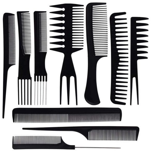 Professionelles Friseur-Kammset, 10 Stk.