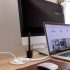Versteckte, einbaubare Steckdose + USB, weiß