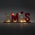 Holz-Weihnachts-LED-Regaldekoration