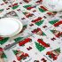 Weihnachtliche Flanelltischdecke, 132x78 cm