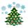Selbstklebender Wandsticker Adventskalender