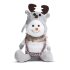 Niedlicher sitzender Schneemann Weihnachtsdeko