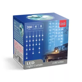 200 LED-Lichterkette 4,2 m mit 8 Programmen